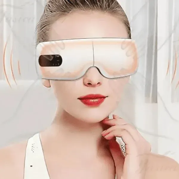 Massage eye device with Bluetooth speaker for relaxation