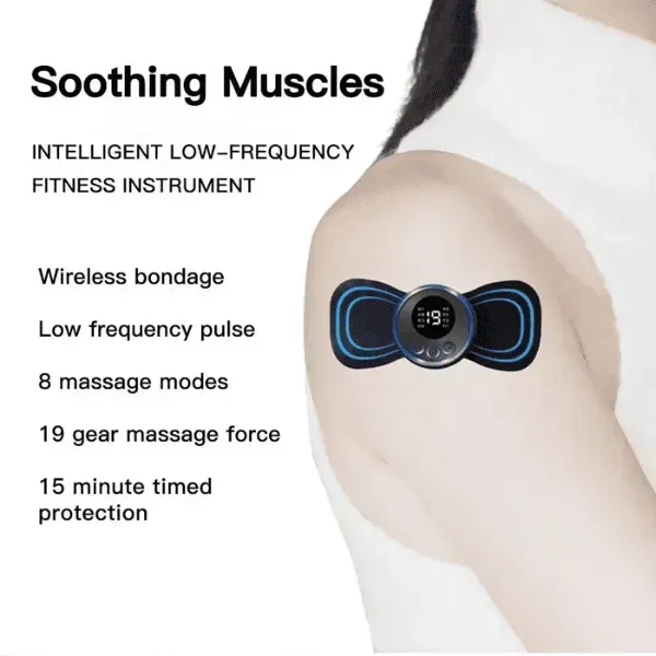 Rechargeable EMS Muscle Stimulator | Wireless Toning & Recovery Device