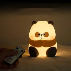 panda silicone night light lamp rechargeable LED decor light for bedroom and kids room in UAE
