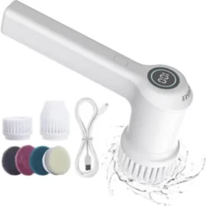 electric cleaning scrubber waterproof cordless brush for kitchen and bathroom cleaning in UAE