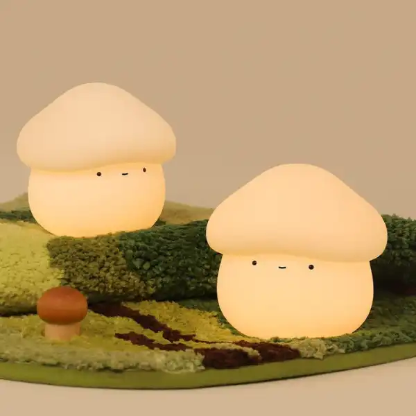 Mushroom Silicone Night Light | Cute Bedside Lamp UAE