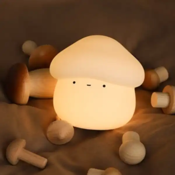 Mushroom Silicone Night Light | Cute Bedside Lamp UAE