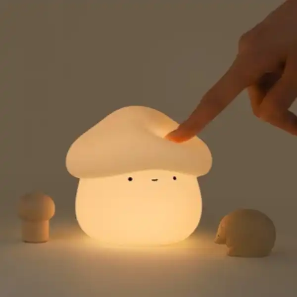 Mushroom Silicone Night Light | Cute Bedside Lamp UAE