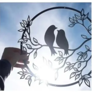 sparrow wall decor acrylic bird wall art hanging for modern home decoration in UAE