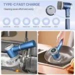 5 in 1 Electric Cleaning Brush | Cordless Spin Scrubber - Image 4