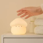 Mushroom Silicone Night Light | Cute Bedside Lamp UAE - Image 6