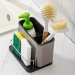 Stainless Steel Sink Storage Rack | Kitchen & Bathroom Organizer UAE - Image 2