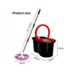 360 Spin Cleaning Mop with Bucket | Easy Floor Cleaning UAE - Image 4