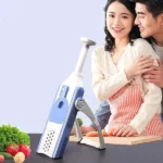 Adjustable vegetable slicer and mandoline cutter with thickness control for kitchen use in Saudi Arabia