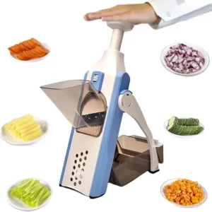 Adjustable vegetable slicer and mandoline cutter with thickness control for kitchen use in Saudi Arabia